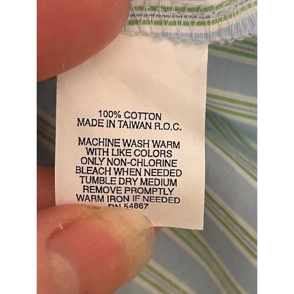 Express Design Studio Women’s Striped Button-Down Shirt, Size Large - Picture 7 of 7